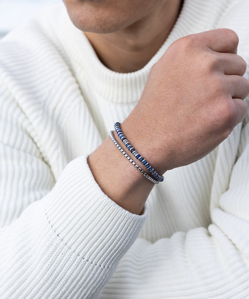 Mariner Brontide 4mm Lapis Lazuli | 925 Sterling Silver
