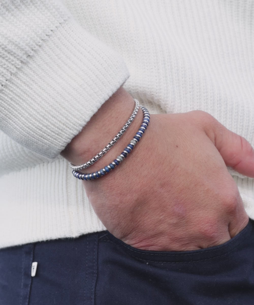 Mariner Brontide 4mm Lapis Lazuli | 925 Sterling Silver